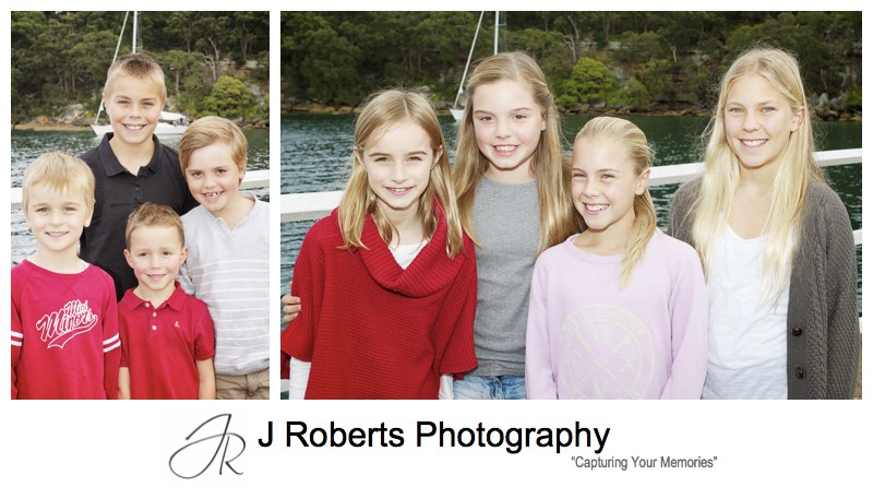All the girls and all the boys - sydney extended family portrait photography